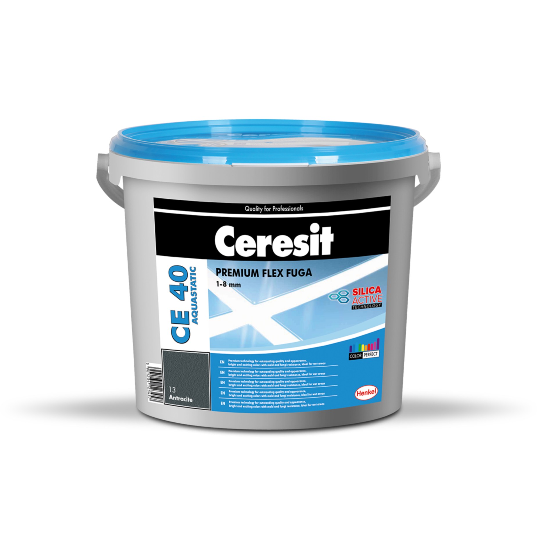 Ceresit CE40 Aquastatic. Εύκαμπτος Αδιάβροχος Στόκος Αρμολόγησης. Χρώμα Ασημί (04) 2kg