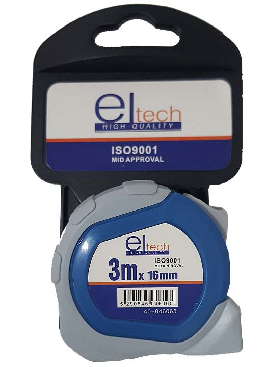 ELTECH TAPE MEASURE 3mx16mm