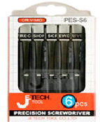 Jetech 6pcs Σετ Κατσαβίδια Ηλεκτρικά