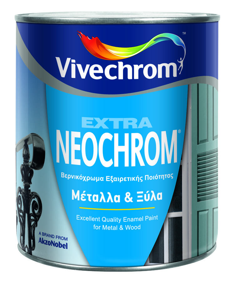 Vivechrom Neochrom Βερνικόχρωμα 24 Extra Gloss Finish Μαύρο 375ml