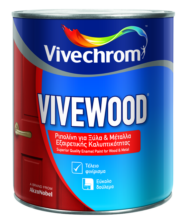 Vivechrom Vivewood Satin Finish White 750ml