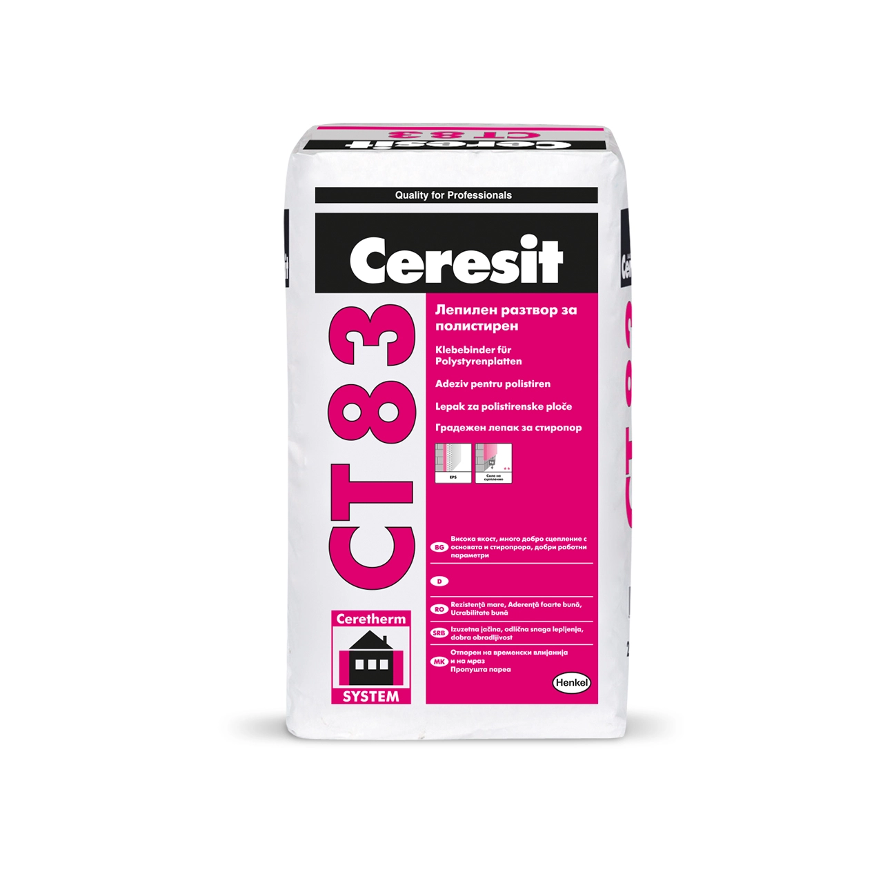 Ceresit CT83 Strong Fix adhesive mortar for EPS 25kg