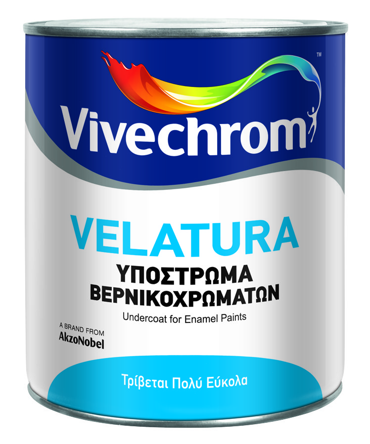 Vivechrom Velatura Λευκό Υπόστρωμα Βερνικοχρωμάτων 2.5L
