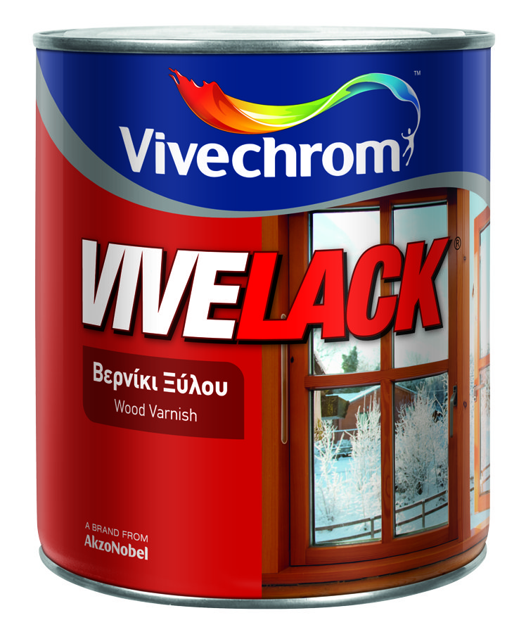 Vivechrom ViveLack Διακοσμητικό και Προστατευτικό Βερνίκι Ξύλου Walnut 750ml