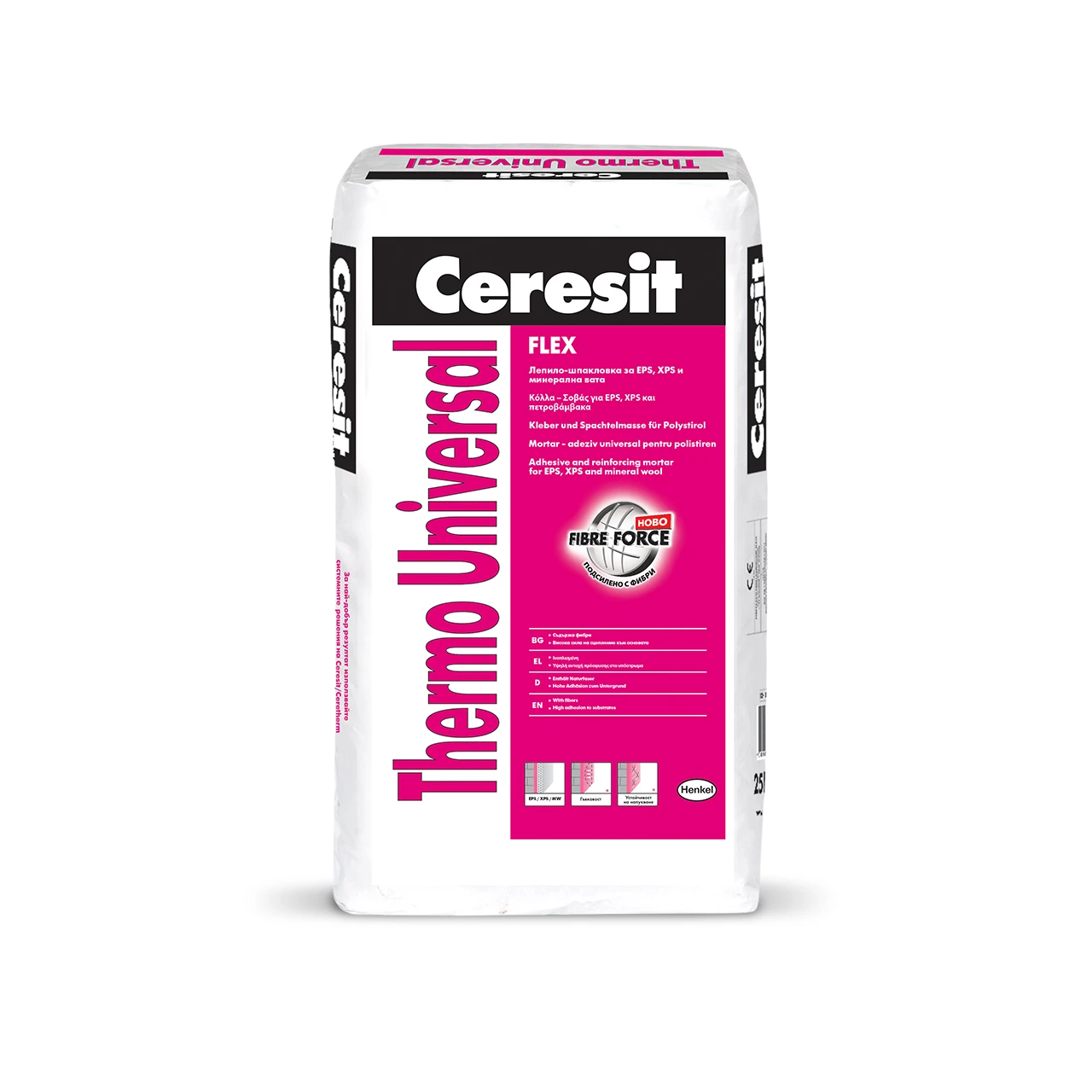 Ceresit Thermo Universal. Adhesive mortar for EPS/XPS/MW  25kg