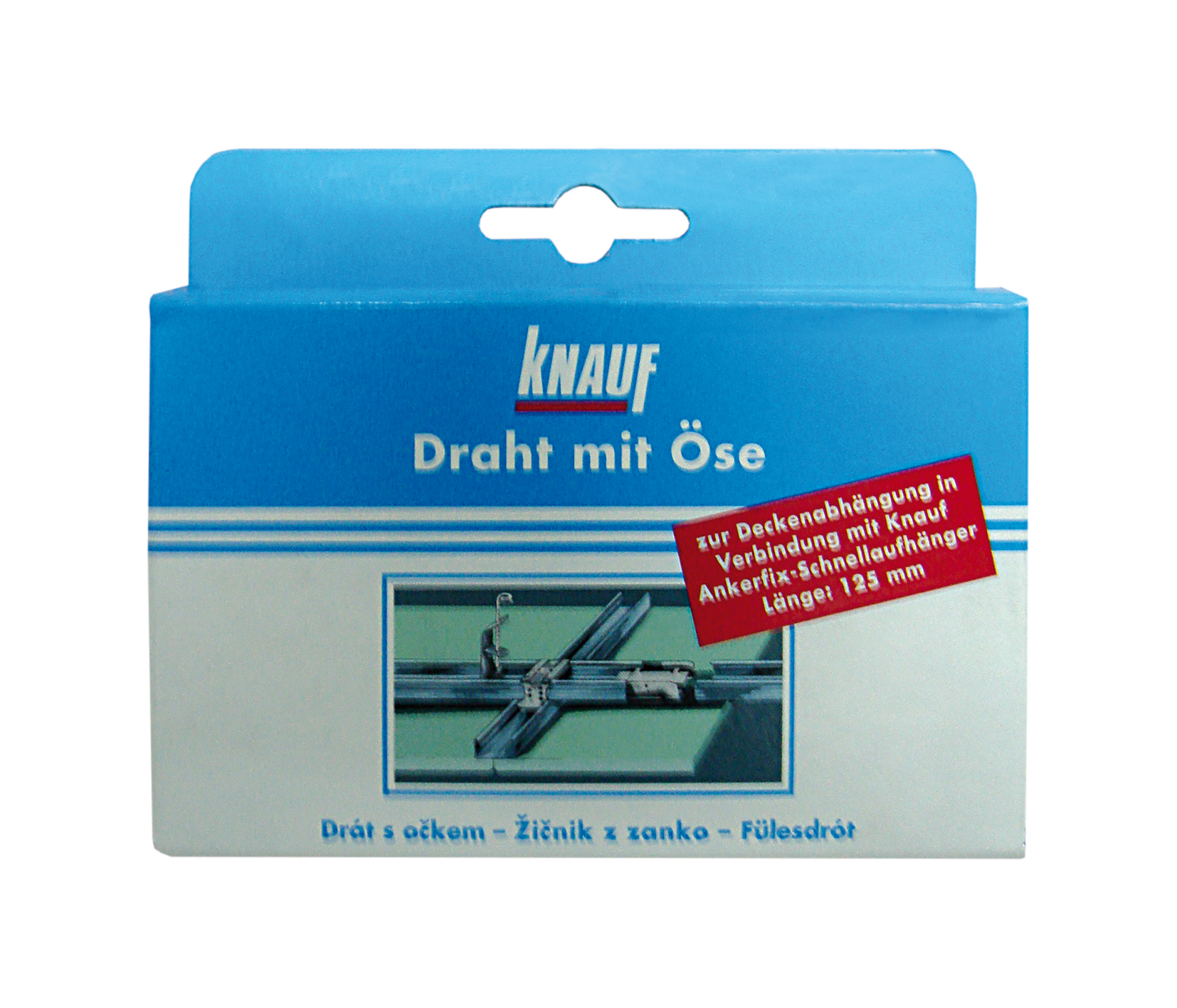 Knauf Wire With Eyelet 125mm