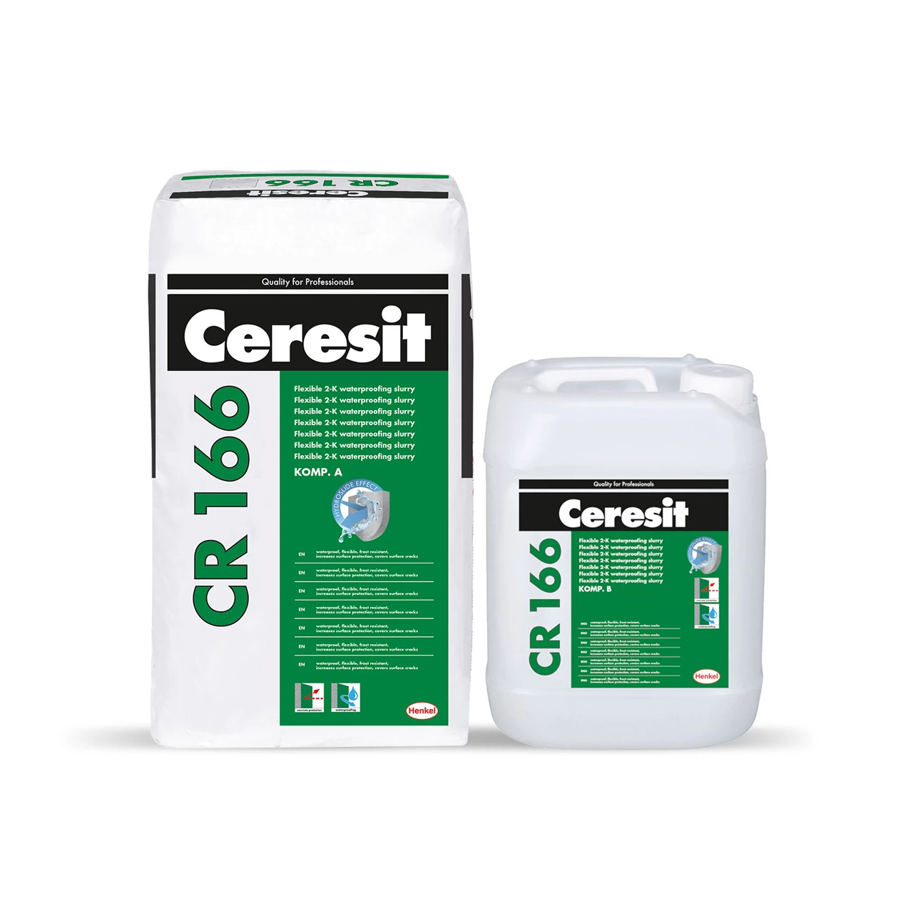Ceresit Cr166 Α Συστατικό. Εύκαμπτος Στεγανωτικός Πολτός Δύο Συστατικών 24kg
