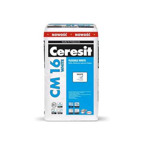 Ceresit CM16 FLEX Fibre Force White. Εύκαμπτη κόλλα για κρίσιμα υποστρώματα  σε ασπρο χρωμα 25kg