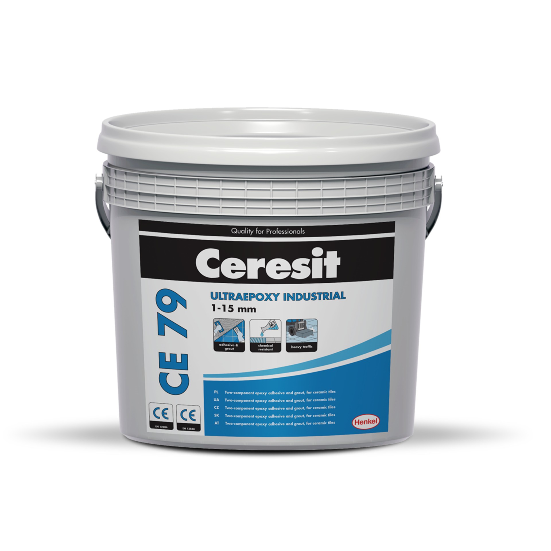 Ceresit CE79 Ultraepoxy Industrial. Two-component chemical-resistant epoxy mortar. White (701) 5Kg
