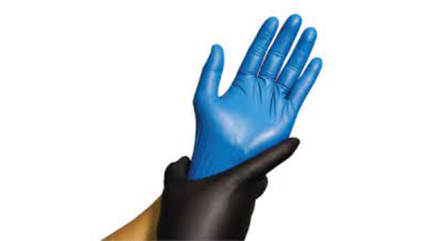 Γάντια Νίτριλου Μαύρο/Μπλε Νο.9