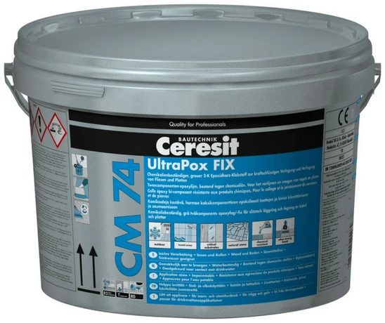 Ceresit CM 74 UltraPox Fix. Εύκαμπτη Κόλλα. Χρώμα Γκρί 8kg