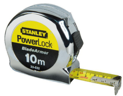 Stanley Powerlock Ταινία - Μέτρο 10mx25mm - Μετρητική Ταινία