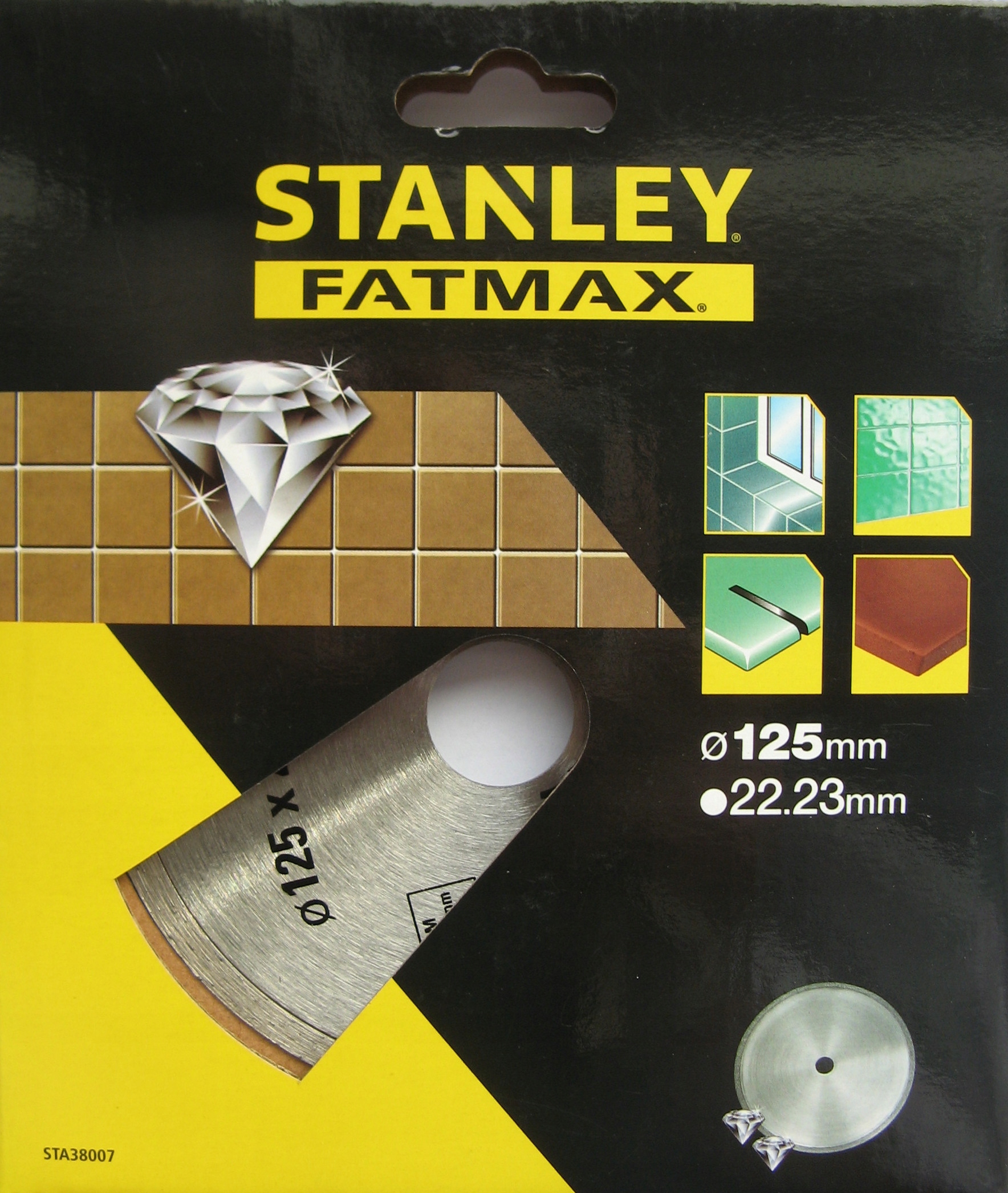 Stanley Διαμαντόδισκος 125mmx22.3mm (Κεραμικά- Μάρμαρα - Γρανίτες)
