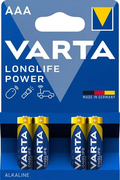 Varta Longlife Power 4 AAA Αλκαλικές Μπαταρίες