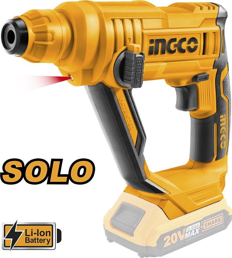 Ingco Solo Impact Excavator Rotary Hammer with SDS Plus 20V