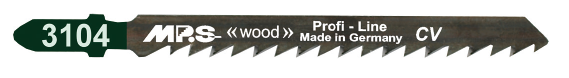 Jig saw blades wood 100mm 3104-2 2pcs