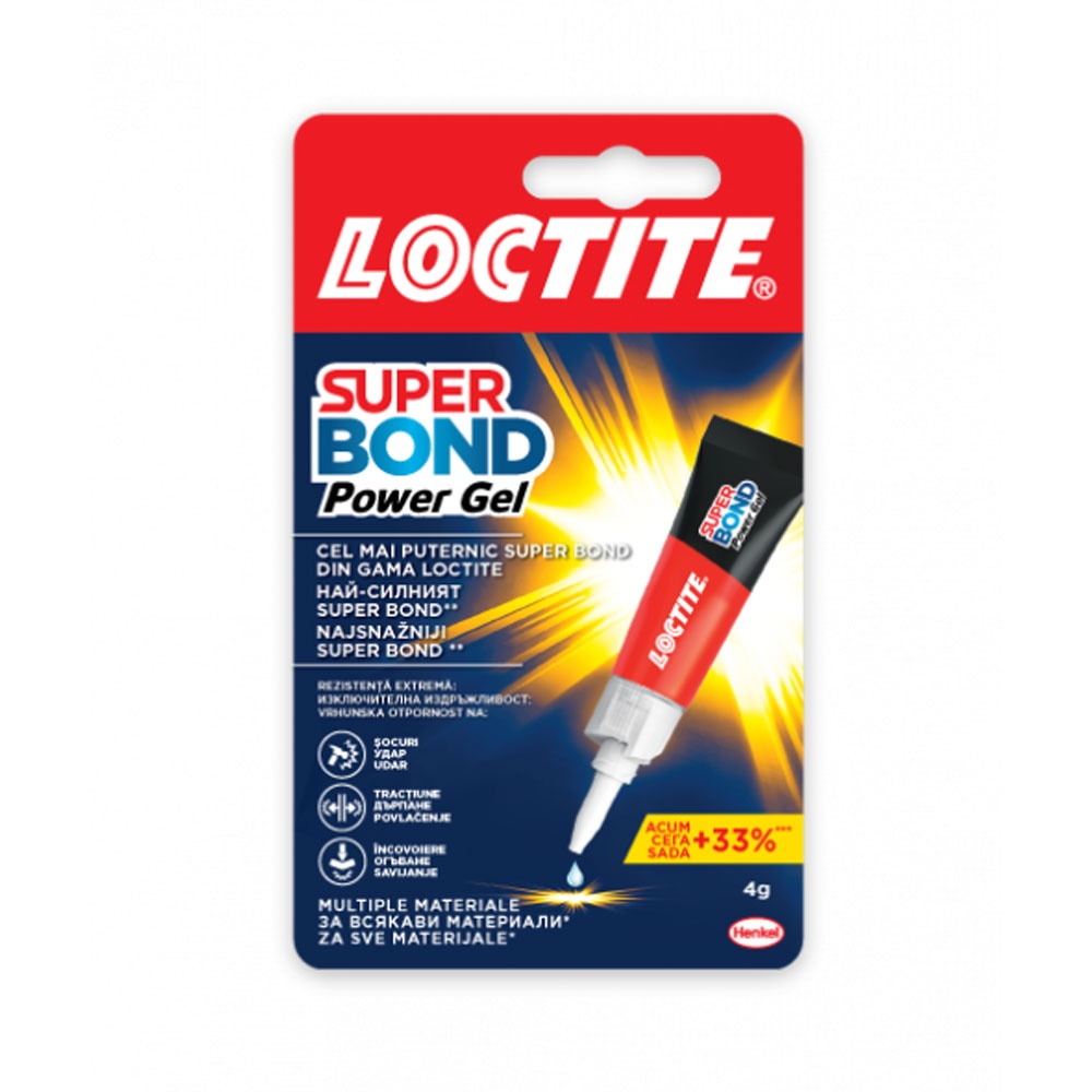 LOCTITE Super Bond POWER GEL super glue 4 gr